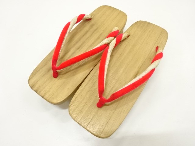 JAPANESE KIMONO / ANTIQUE GETA (22.5 cm) / PAULOWNIA